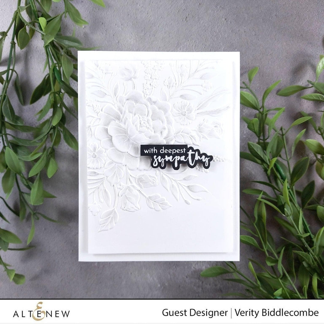 Photocentric Stencil Inky Bouquet Simple Coloring Stencil