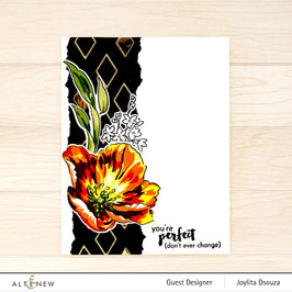 Photocentric Stencil Inky Lily Simple Coloring Stencil