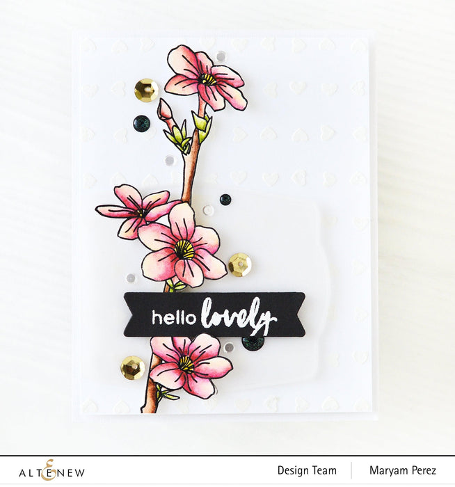 Photocentric Stencil Just Jasmine Mask Stencil