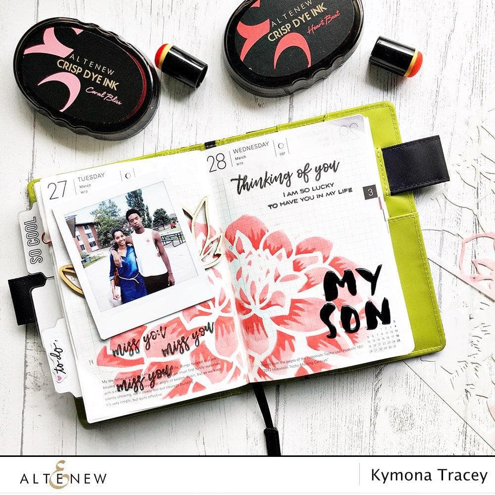 EXP Factors Stencil Layered Dahlia A & B Stencil Set