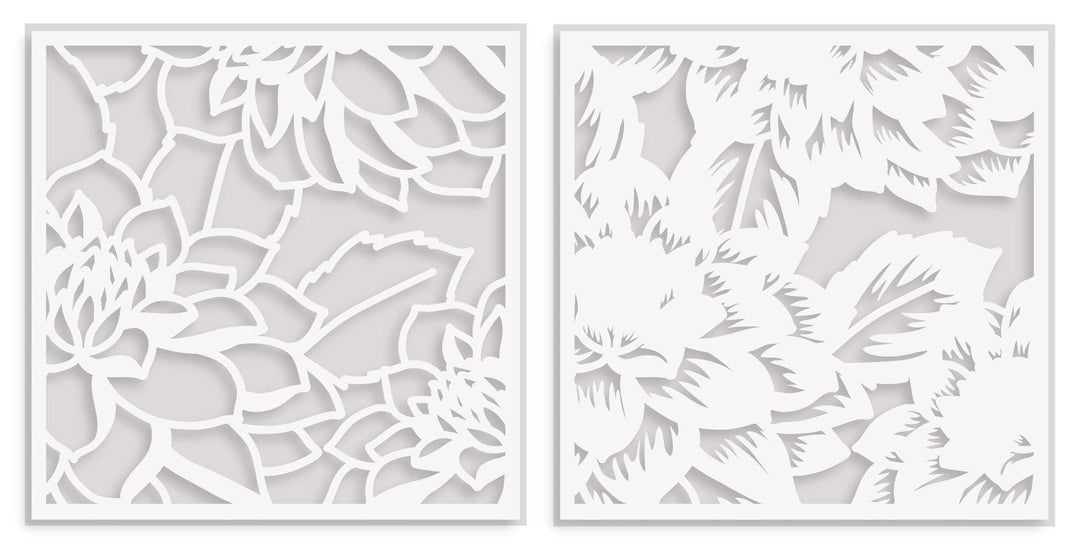 EXP Factors Stencil Layered Dahlia A & B Stencil Set