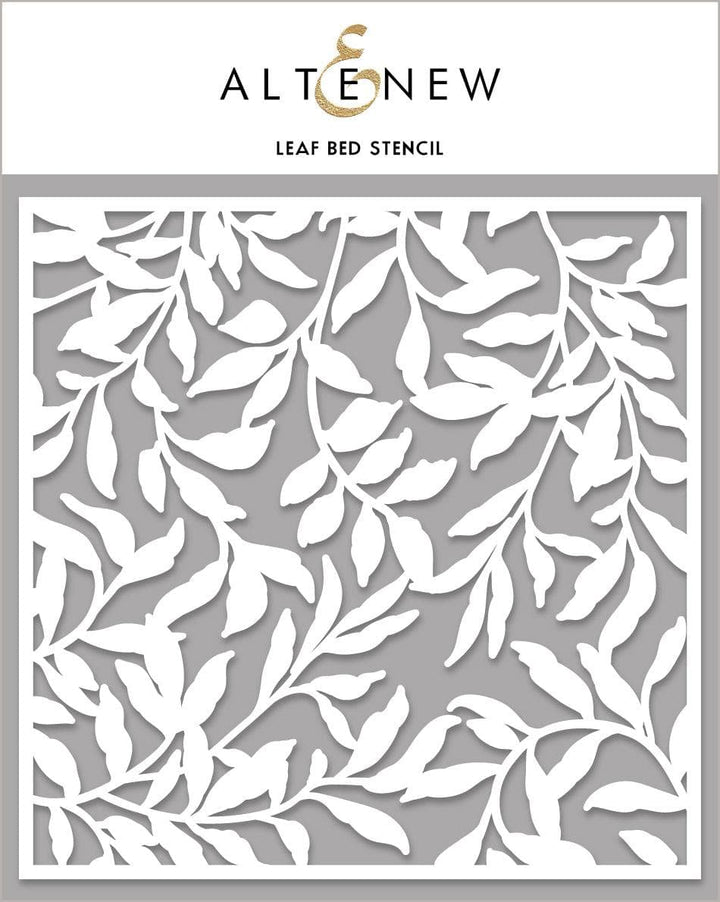 Photocentric Stencil Leaf Bed Stencil