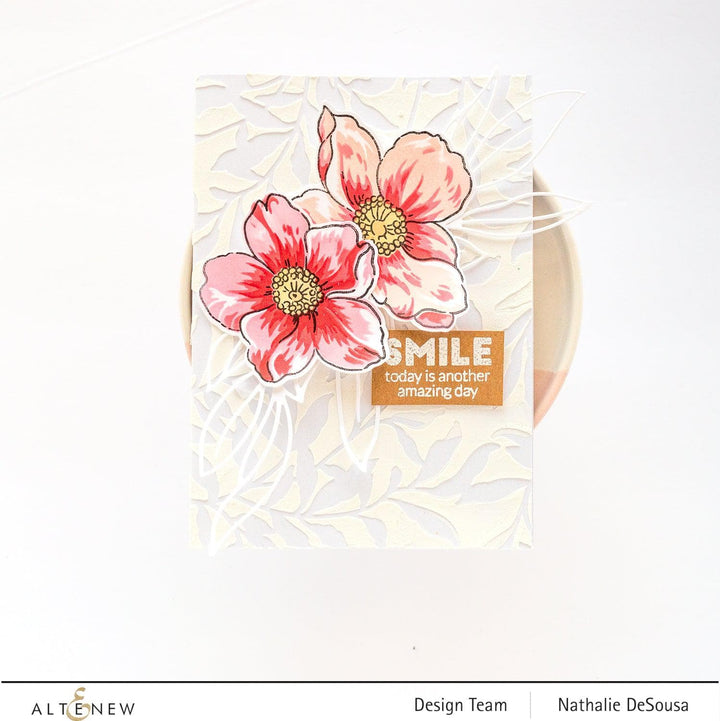 Photocentric Stencil Leaf Bed Stencil