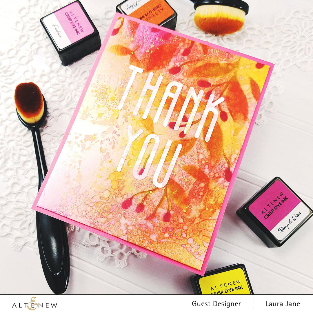 Photocentric Stencil Leaves & Berries Stencil