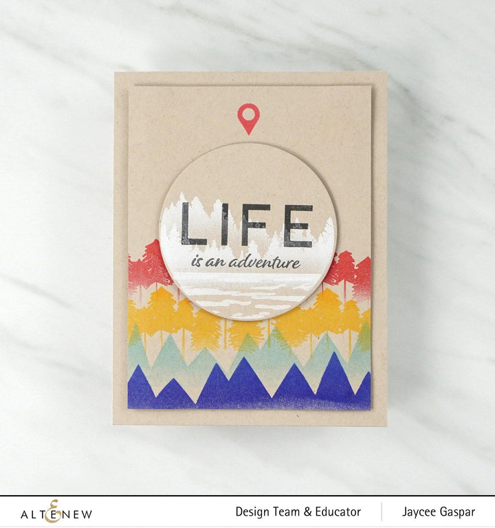 Photocentric Stencil Let's Go Simple Coloring Stencil