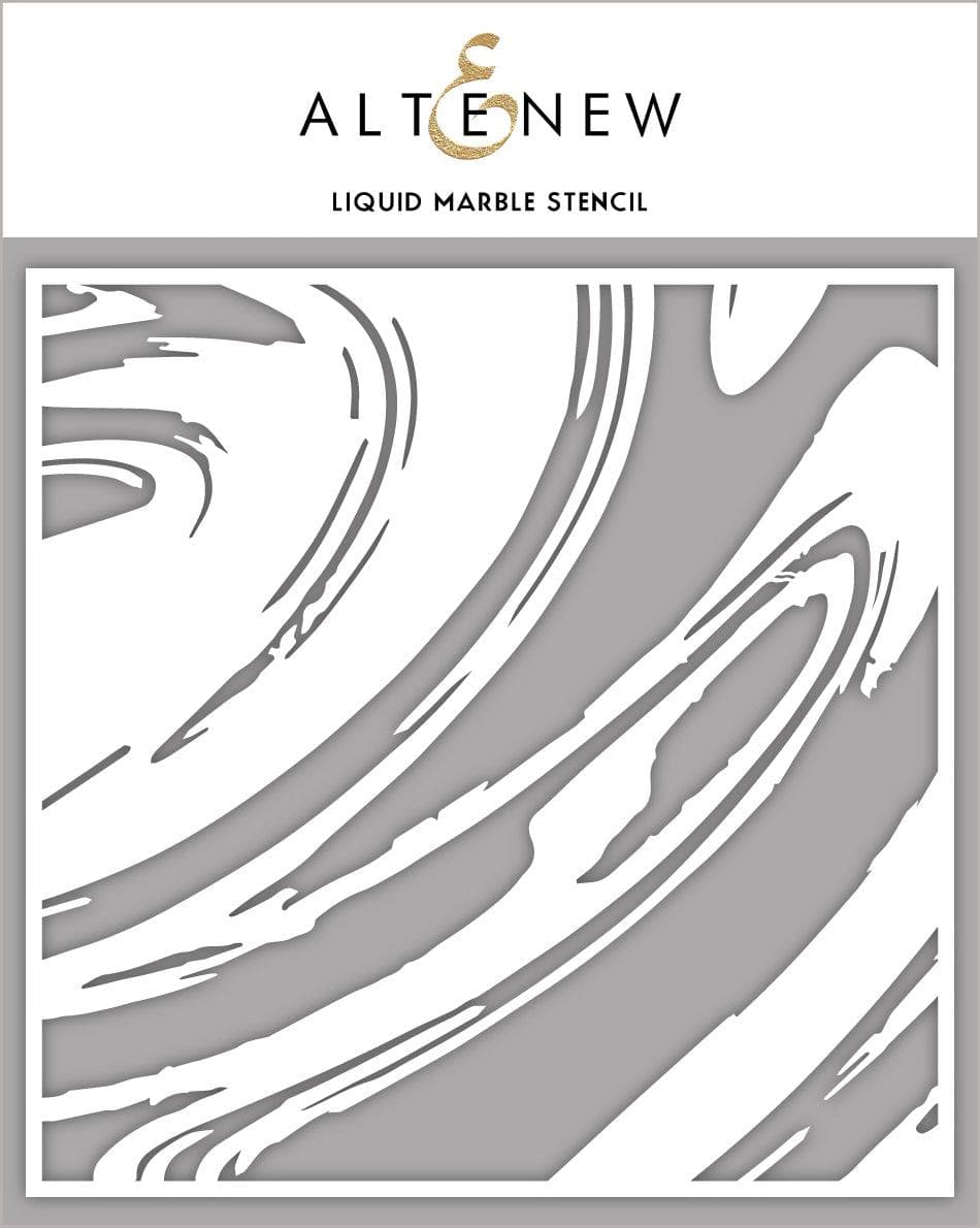 EXP Factors Stencil Liquid Marble Stencil