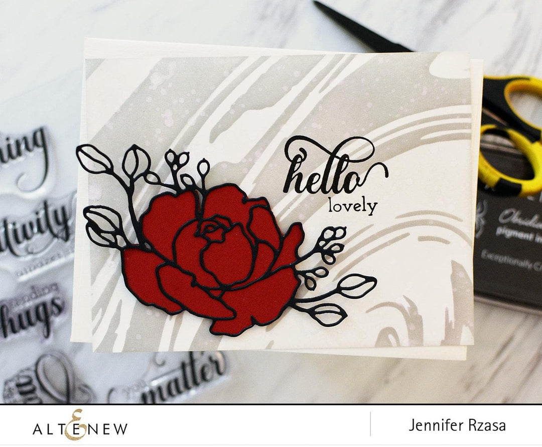 EXP Factors Stencil Liquid Marble Stencil