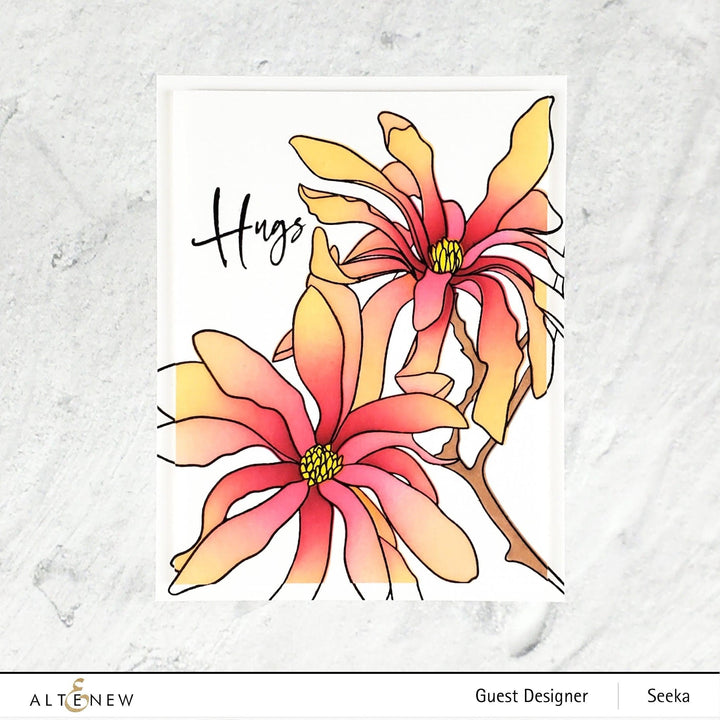 EXP Factors Stencil Magnolia Ballerina Simple Coloring Stencil Set (3 in 1)