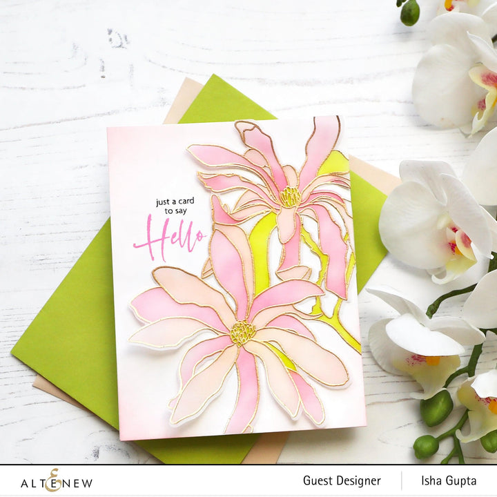 EXP Factors Stencil Magnolia Ballerina Simple Coloring Stencil Set (3 in 1)