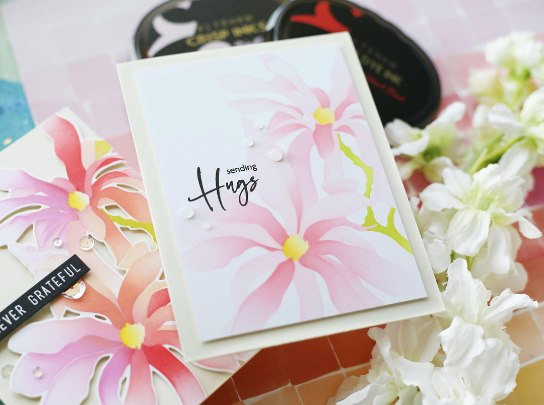 EXP Factors Stencil Magnolia Ballerina Simple Coloring Stencil Set (3 in 1)