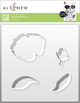 Photocentric Stencil Marbled Bloom Mask Stencil