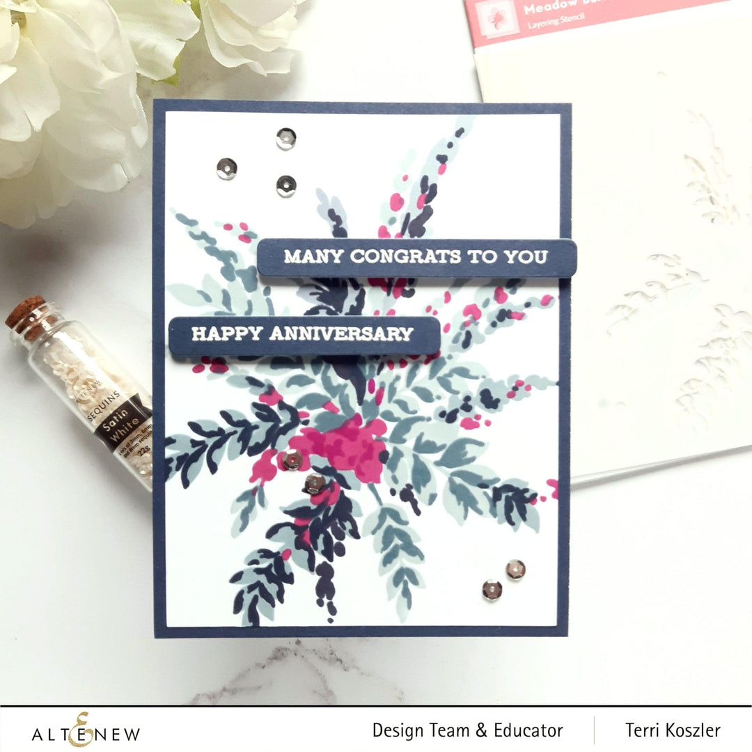 EXP Factors Stencil Meadow Burst Stencil Set (5 in 1)