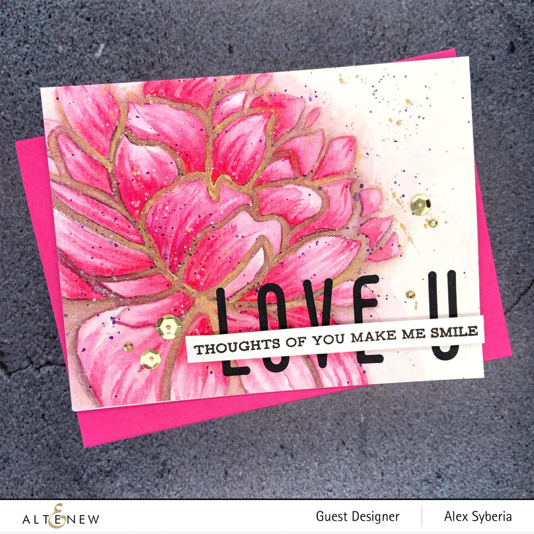 Photocentric Stencil Mega Bloom Stencil