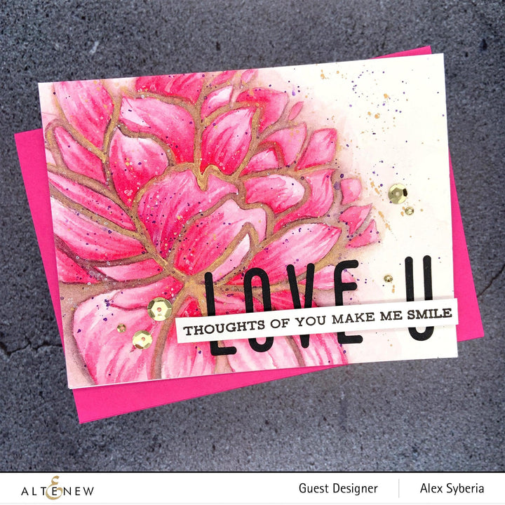 Photocentric Stencil Mega Bloom Stencil