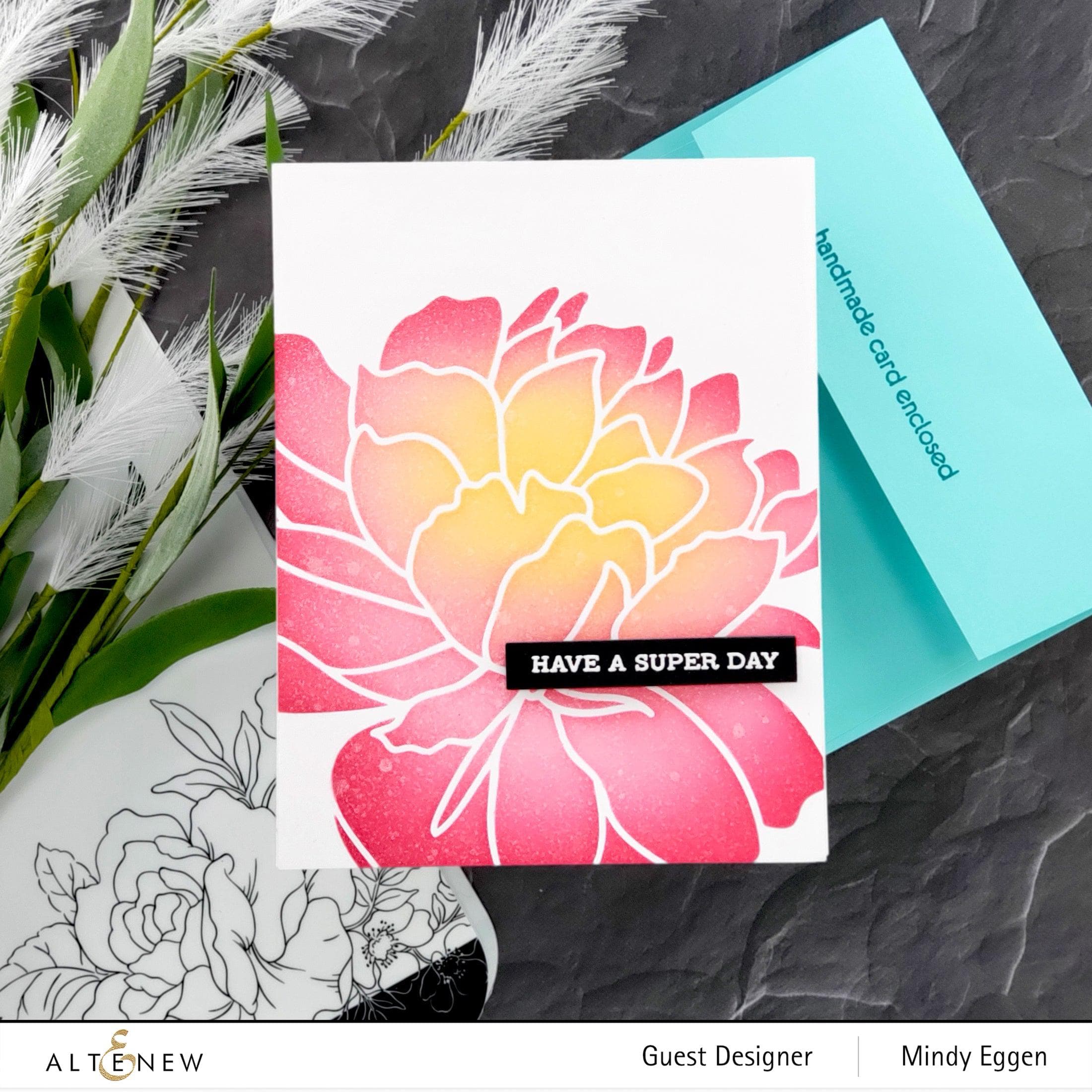 Mega Bloom Stencil | Altenew - Large Floral Craft Stencil