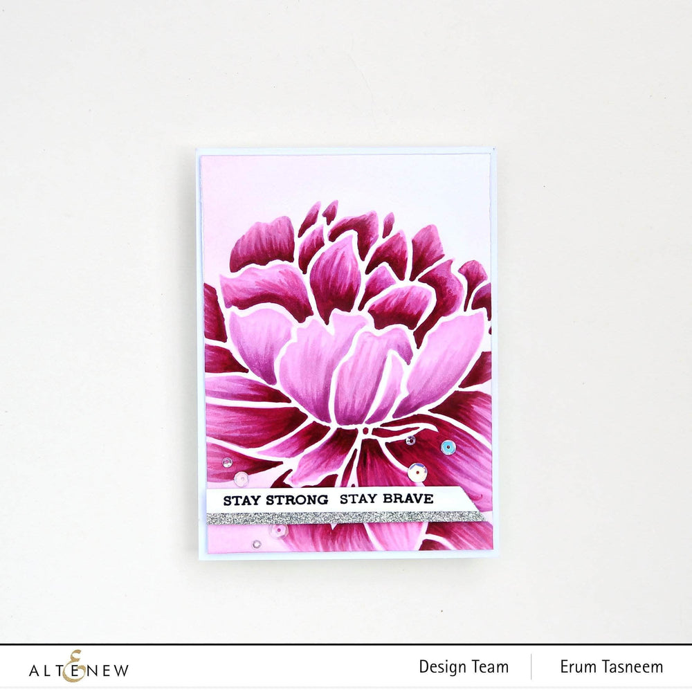 Photocentric Stencil Mega Bloom Stencil