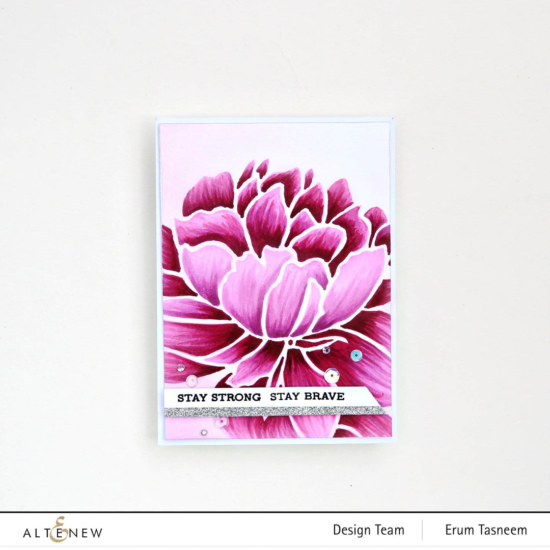 Photocentric Stencil Mega Bloom Stencil