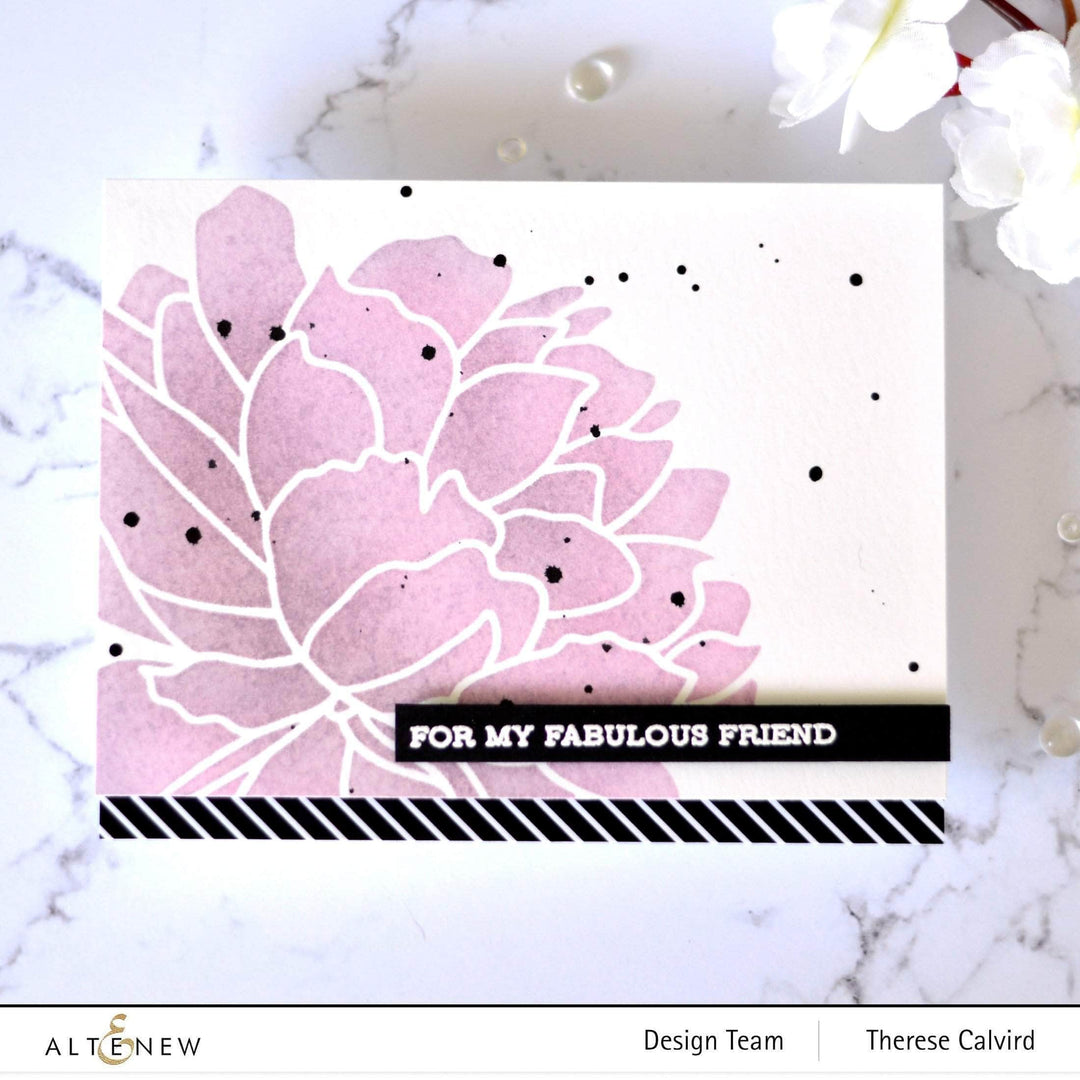 Photocentric Stencil Mega Bloom Stencil