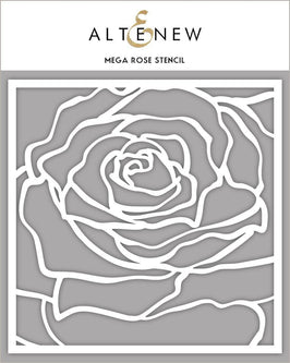 Photocentric Stencil Mega Rose Stencil