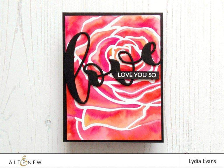 Photocentric Stencil Mega Rose Stencil