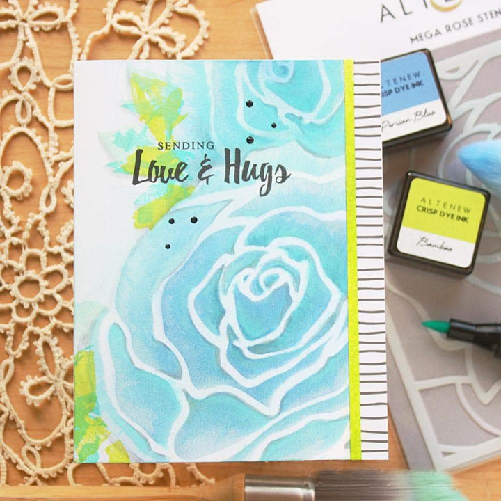 Photocentric Stencil Mega Rose Stencil