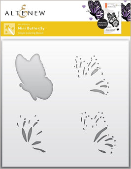 EXP Factors Stencil Mini Butterfly Simple Coloring Stencil