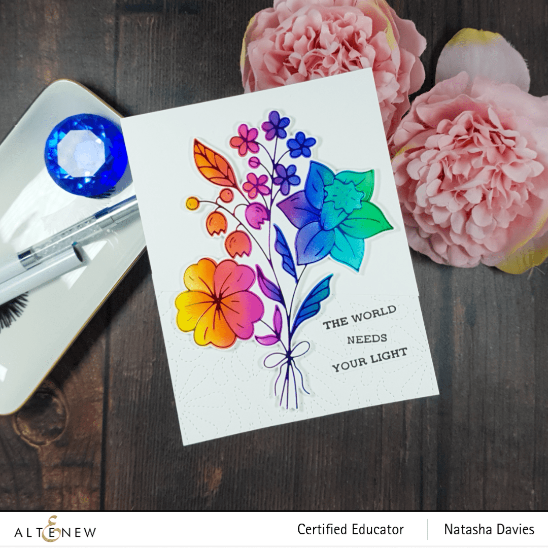 EXP Factors Stencil Morning Blooms Simple Coloring Stencil Set (2 in 1)