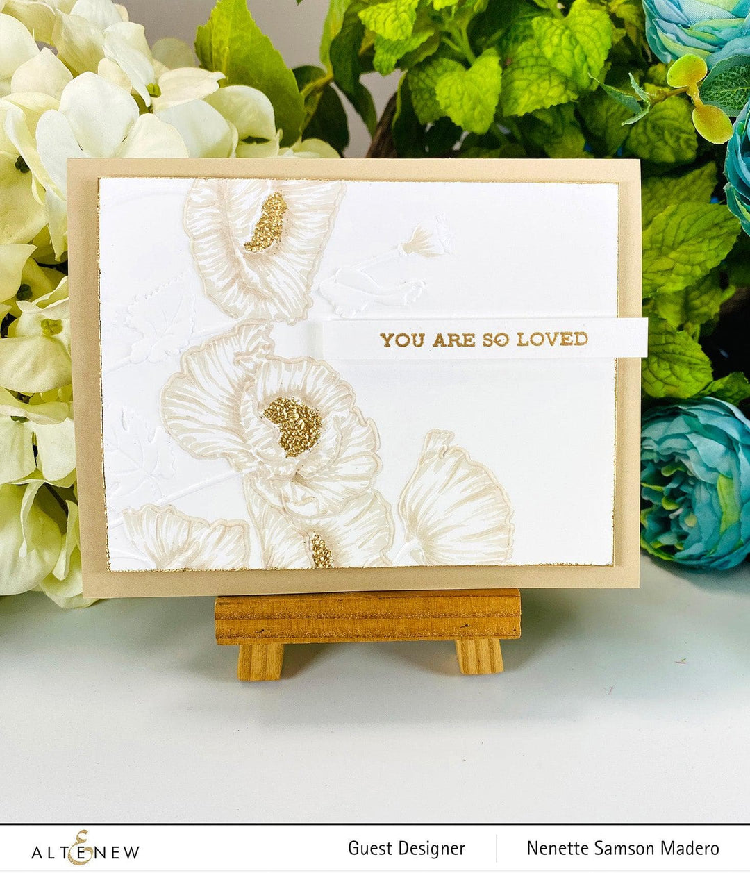 EXP Factors Stencil Oriental Poppy Simple Coloring Stencil Set (4 in 1)