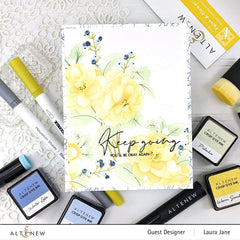 EXP Factors Stencil Paint-A-Flower: Camellia Simple Coloring Stencil Set (3 in 1)