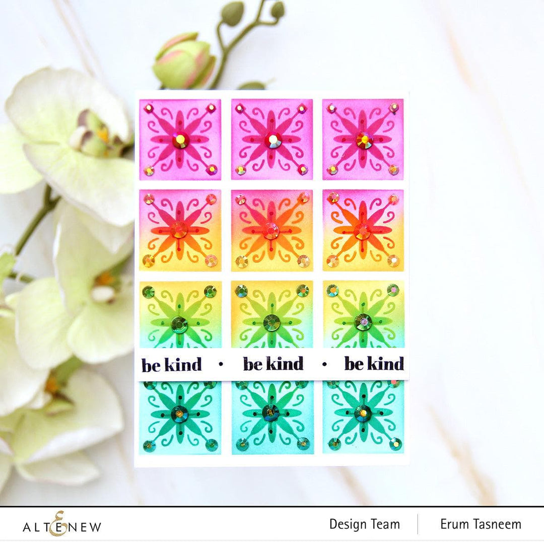 Patchwork Tiles Builder Stencil Set (2 in 1)