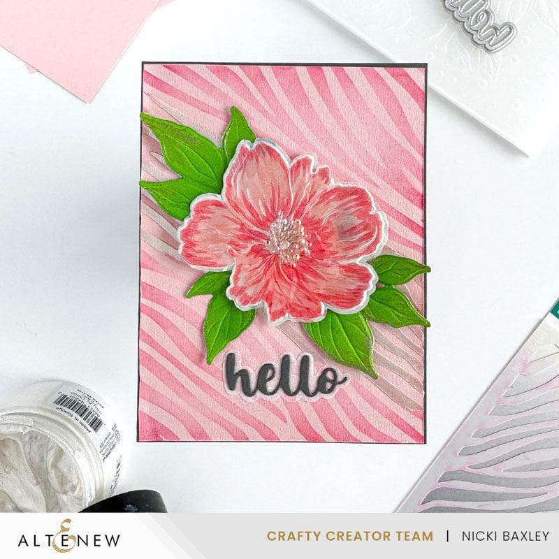 Playful Stripes Stencil