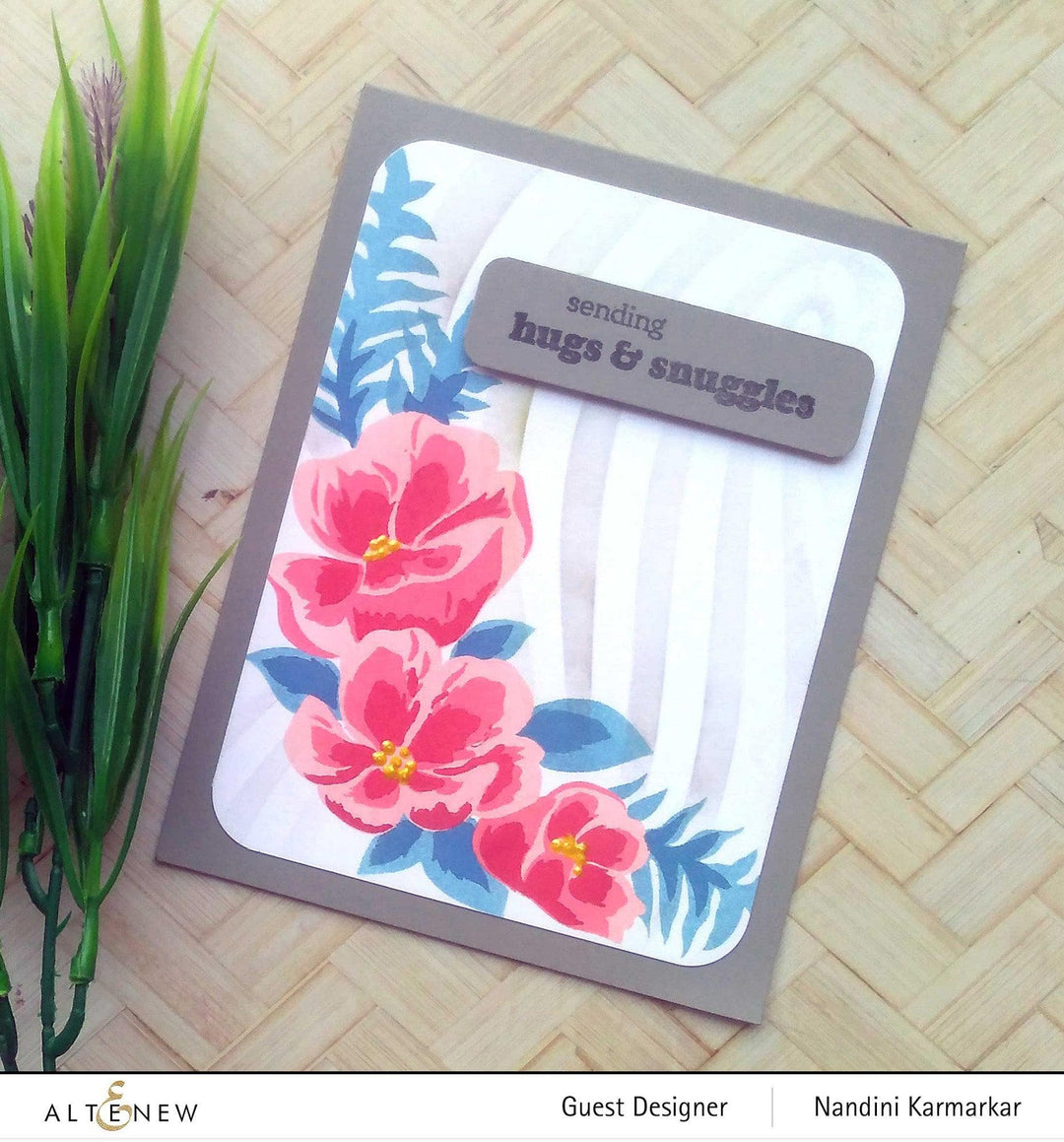 EXP Factors Stencil Poppy Arrangement Stencil Set (4 in 1)