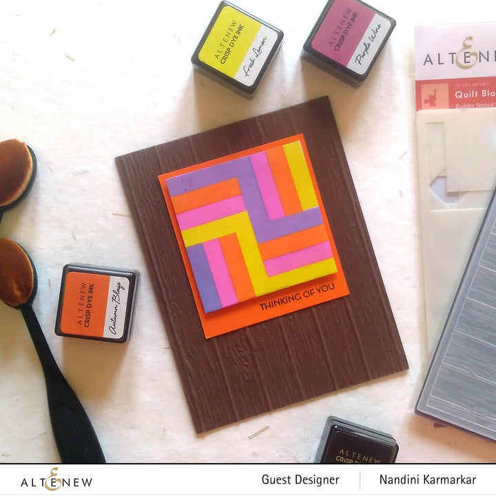 Photocentric Stencil Quilt Block Stencil Set (4 in 1)