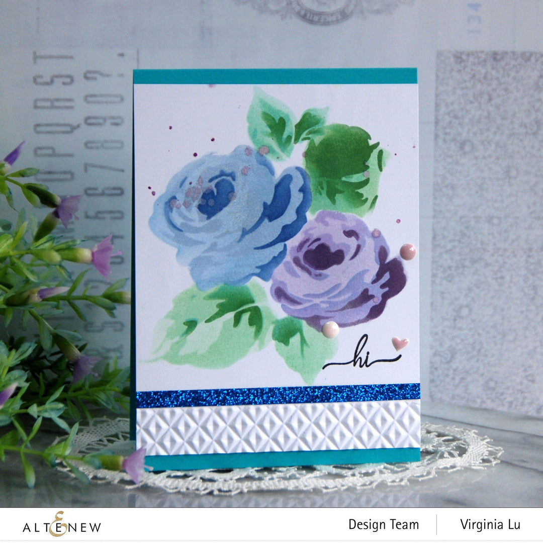 EXP Factors Stencil Rose Mellow Stencil Set (3 in 1)