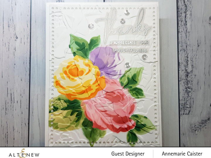 EXP Factors Stencil Rose Mellow Stencil Set (3 in 1)