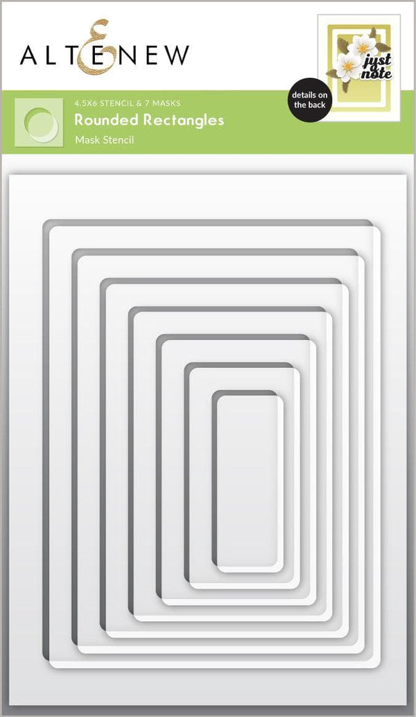 Rounded Rectangles Masks Stencil