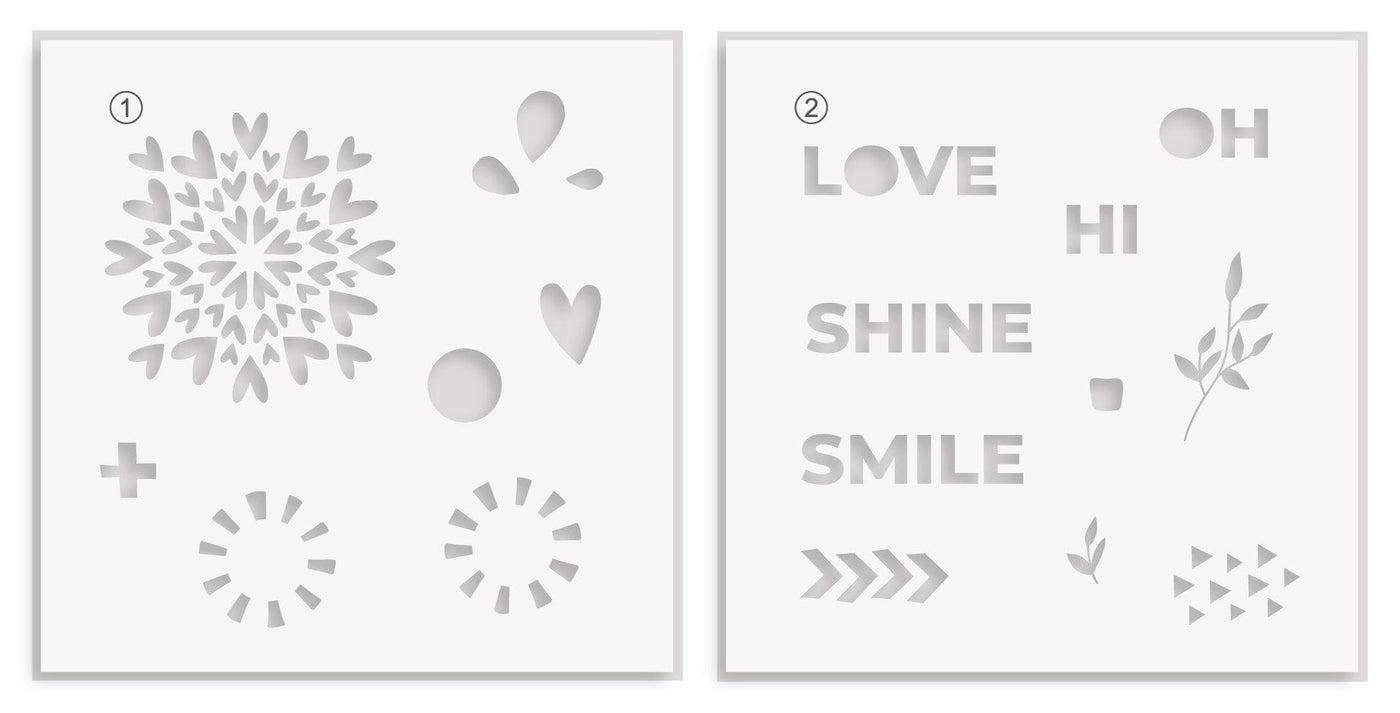 Shine On Stencil Set (2 in 1)