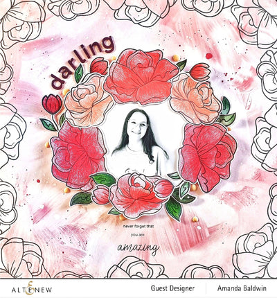 Photocentric Stencil Simple Roses Mask Stencil