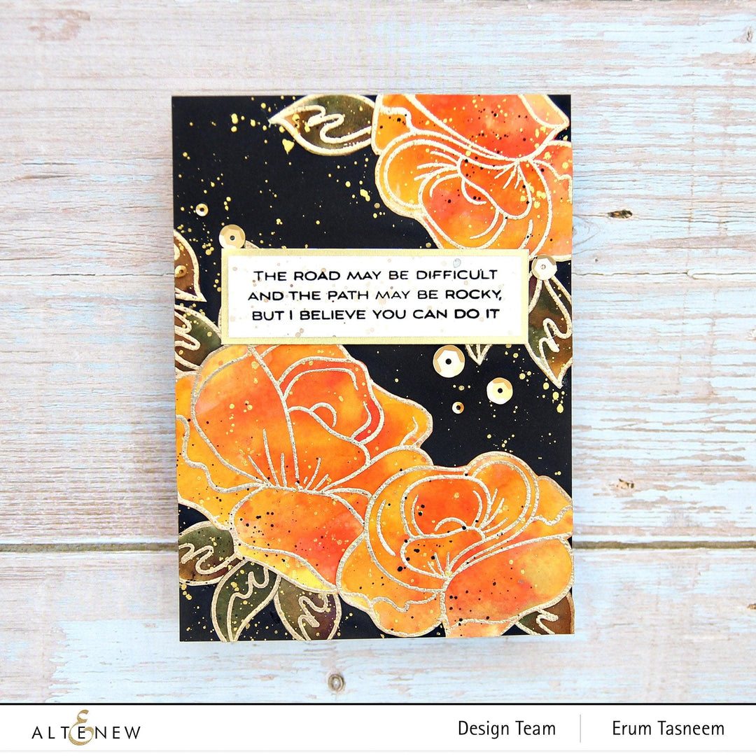 Photocentric Stencil Simple Roses Mask Stencil