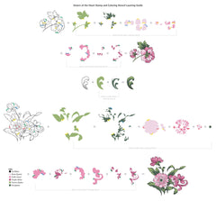 Photocentric Stencil Sisters of the Heart Coloring Stencil (4 in 1)