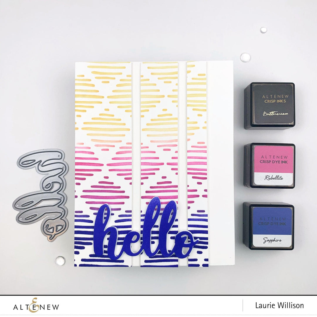 Photocentric Stencil Sketched Lines Stencil