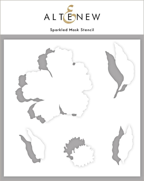 Photocentric Stencil Sparkled Mask Stencil