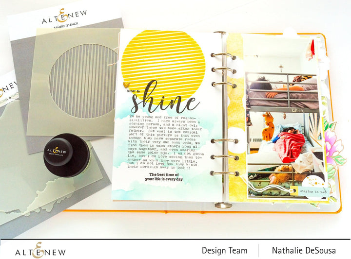 Photocentric Stencil Sphere Stencil