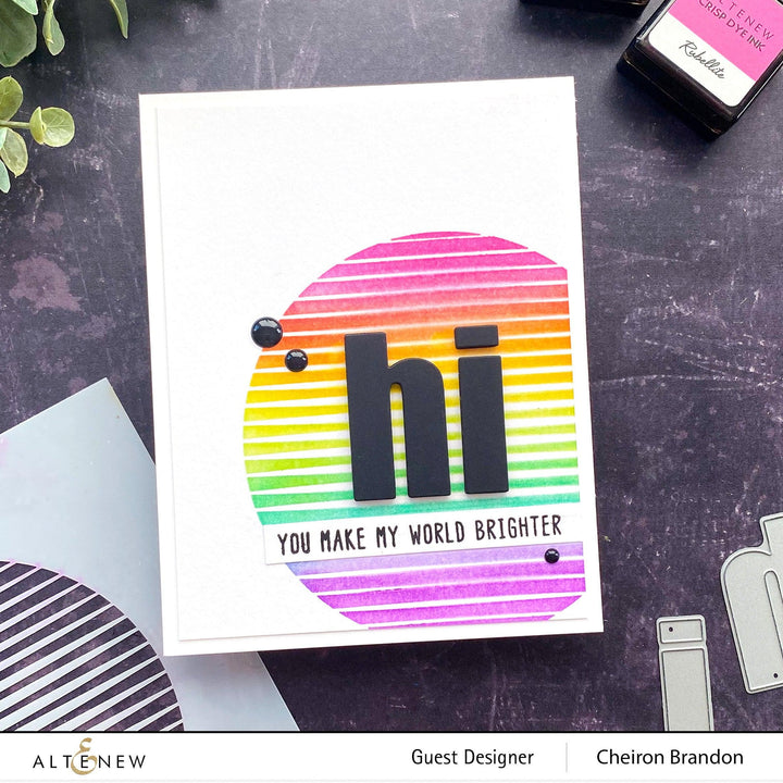 Photocentric Stencil Sphere Stencil