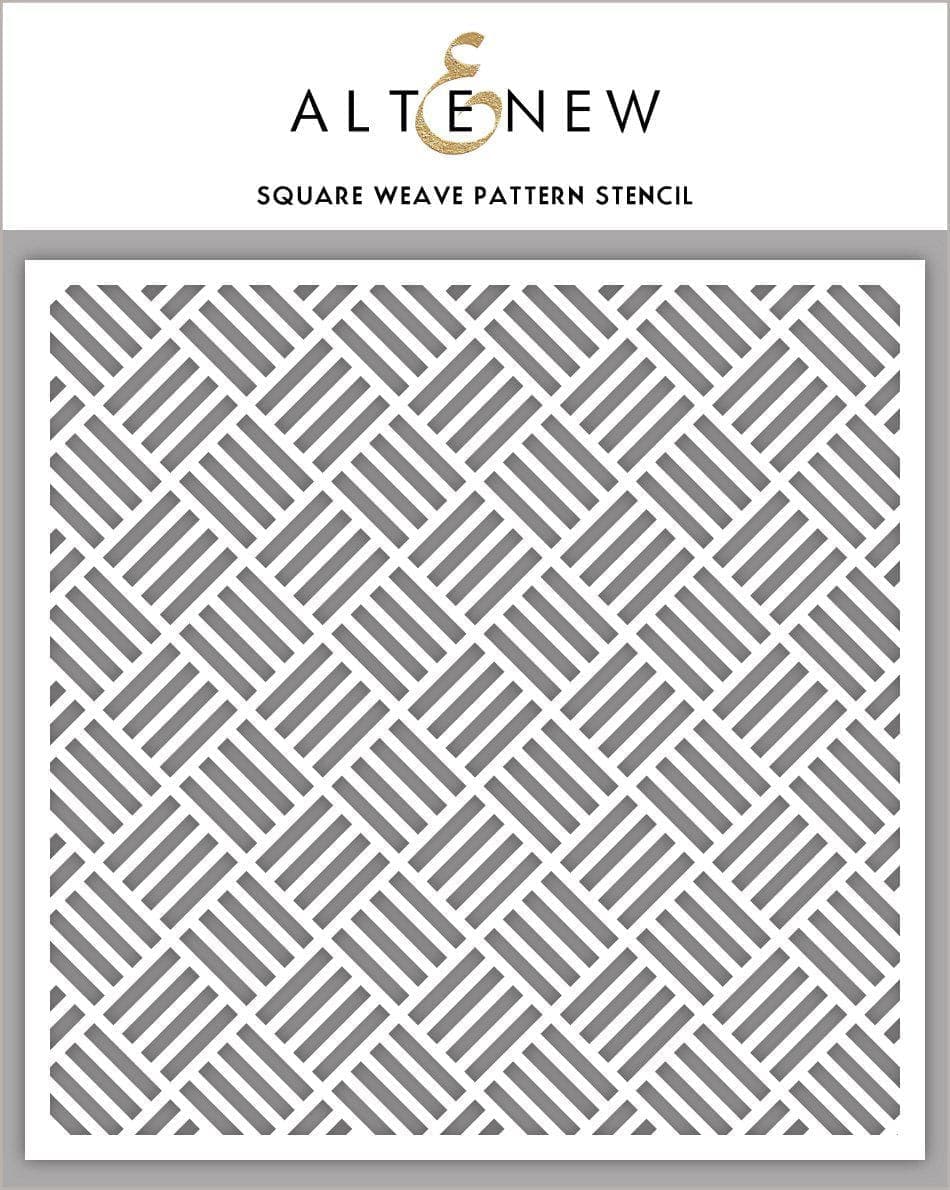 Photocentric Stencil Square Weave Pattern Stencil