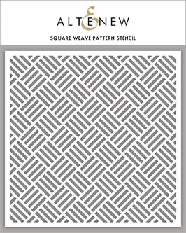 Photocentric Stencil Square Weave Pattern Stencil
