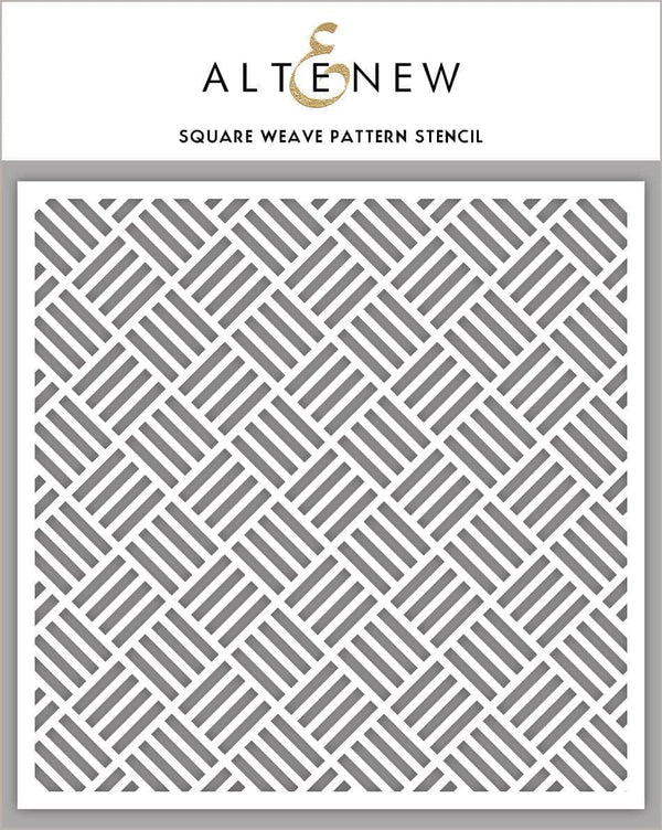 Photocentric Stencil Square Weave Pattern Stencil