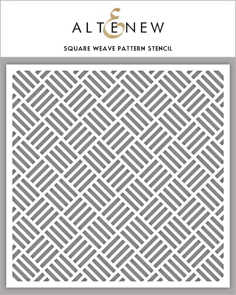 Photocentric Stencil Square Weave Pattern Stencil
