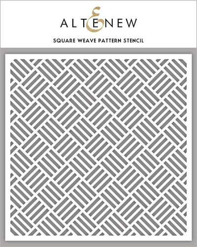 Photocentric Stencil Square Weave Pattern Stencil