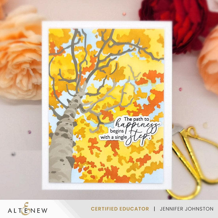 Stencil Art: Aspen Sky Layering Stencil Set (6 in 1)